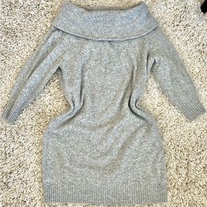H&M Off Shoulder Sweater Dress, Size Medium